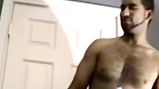 Hairiest Amateur Guy Masturabtes & Squirts On Camera