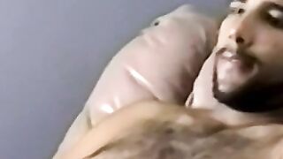 Hairiest Amateur Guy Masturabtes & Squirts On Camera