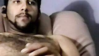 Hairiest Amateur Guy Masturabtes & Squirts On Camera