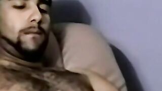Hairiest Amateur Guy Masturabtes & Squirts On Camera