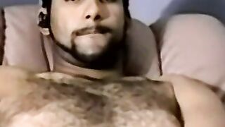 Hairiest Amateur Guy Masturabtes & Squirts On Camera