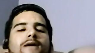Hairiest Amateur Guy Masturabtes & Squirts On Camera