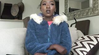 Big Booty Black Teen Rides BBC in Gloryhole