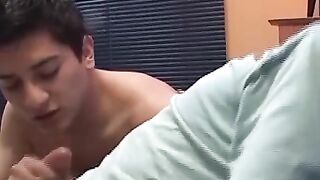 Three Way Thrill Ride: Back Door Banditas", tags: threesome-hd, blowjob, anal, cumshot, facial, doggy-style, reverse-cowgirl, cock-sucking, oral,