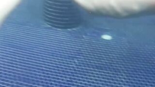 Blonde Twunk's Poolside Masturbation Adventure