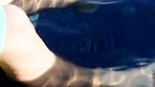 Blonde Twunk's Poolside Masturbation Adventure