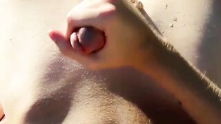 Blonde Twunk's Poolside Masturbation Adventure