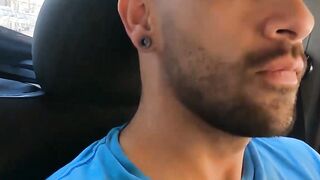 Milk-Star's Ass Gets Pounded Hard By His Horny Driver In Car