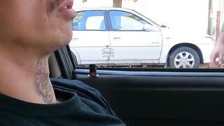 Milk-Star's Ass Gets Pounded Hard By His Horny Driver In Car