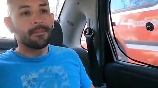 Milk-Star's Ass Gets Pounded Hard By His Horny Driver In Car
