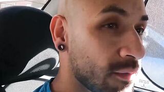 Milk-Star's Ass Gets Pounded Hard By His Horny Driver In Car