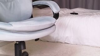 Sexy Blondie's Four Layers Of Nylons Unveiled In A Sensual Dance