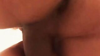 Big Boob Babe Gizzle Fucks Her Man's Ass Hard - Anal Sex POV