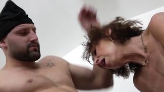 Grandmother In Stockings Fucked Hard By A Muscle Stud - Old Vs Young