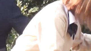 Japanese Teen Outdoor Peeing Adventure - Fetish Peeing in Public