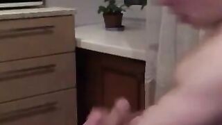 Amature Hunk Stripping Down & Mastubating Solo - Close-Up POV