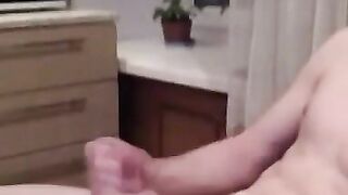 Amature Hunk Stripping Down & Mastubating Solo - Close-Up POV