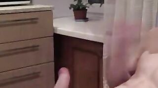 Amature Hunk Stripping Down & Mastubating Solo - Close-Up POV