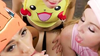 Foursome Frenzy #3 - Teen Parodies with Halle Reed