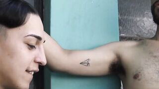 Throat-Fucking Teen Faces - Threeway Blowjob Party