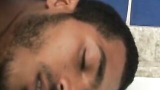 Brazilian Hunk Dildo Fucks His Ass While Bathing