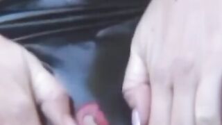 Outdoor Lesbian Sex Adventure - Dykes Eat Ass Outdoors While Wearing Leather