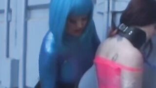 Bondage Dyke Domination - Sexual Submission Training with Old Maid