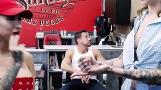 Tattoo Vixens Unleashed #3 - Babes Get Nasty With Huge Dicks