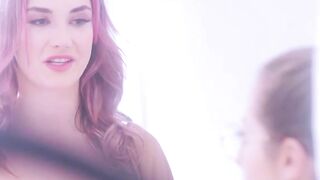 Sexy Petite Redhead Teen Poses In Lingere And Gets Fucked Hard By Older Guy