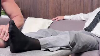 Foot Fetish Goddess Trainer - Foot Job with Sole Licking & Toe Fucking