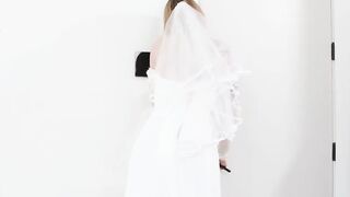 Cheating Bride's Secret - Transgender Wedding Vows Fucked By Husband