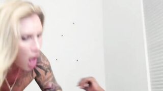 Bubble Butt Trans Girl Riding Big Black Dick in Hardcore Anal Sex