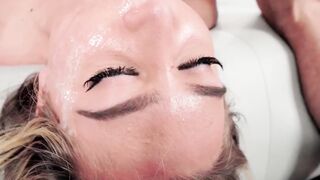 Ella Reese's Face Gets Covered In Glory - POV Blowjob & Facial