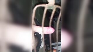 Four-Horned Fork Extraction: Boy Plays With Man's Sperms