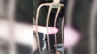 Four-Horned Fork Extraction: Boy Plays With Man's Sperms