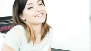 Petite Cutie Zara Gets Her Innocent Pussy Filled With A Huge Load