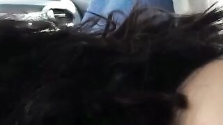Car Sex Sirens - Hot Brunette Babe Gets Creamped In Car While Driving