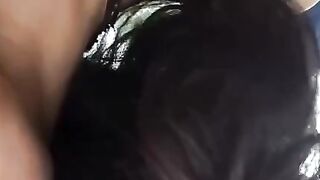 Car Sex Sirens - Hot Brunette Babe Gets Creamped In Car While Driving