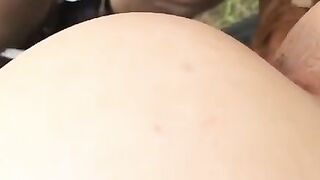 Car Sex Sirens - Hot Brunette Babe Gets Creamped In Car While Driving
