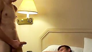 Twinks Wake Up And Share A Slobber-Kissed Blowjob Session