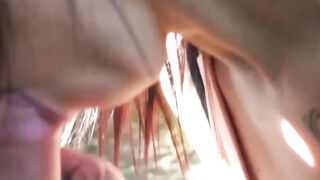 European Bombshell Outdoor Orgy - Swallowing Compilation