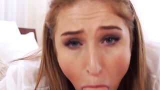 Teenage Stepsister's First Time Riding Daddy Dick - PornPros