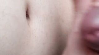 Twinks Solo Masturbate & Shoots Load - Close-Up View