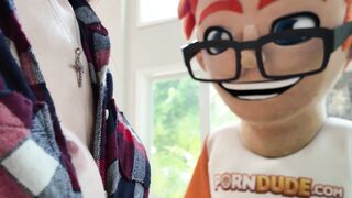 Hand Job Masterclass - Sophia Taylor Gets A Load Of cum On Her Faces