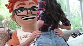 Hand Job Masterclass - Sophia Taylor Gets A Load Of cum On Her Faces
