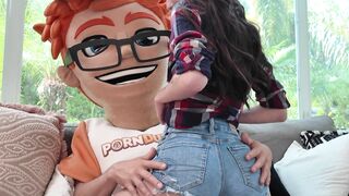 Hand Job Masterclass - Sophia Taylor Gets A Load Of cum On Her Faces