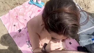 French Couple Records Hot Beach Sex Video - French-Canadian Pornstar