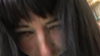 Pervert's Paradise - Old Lady Spit-Roasted By A Freak