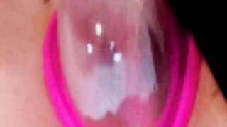 Big Boobs Brunette Babe Shaves Her Rose Bush - Old Video Revamped