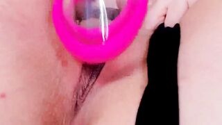 Big Boobs Brunette Babe Shaves Her Rose Bush - Old Video Revamped